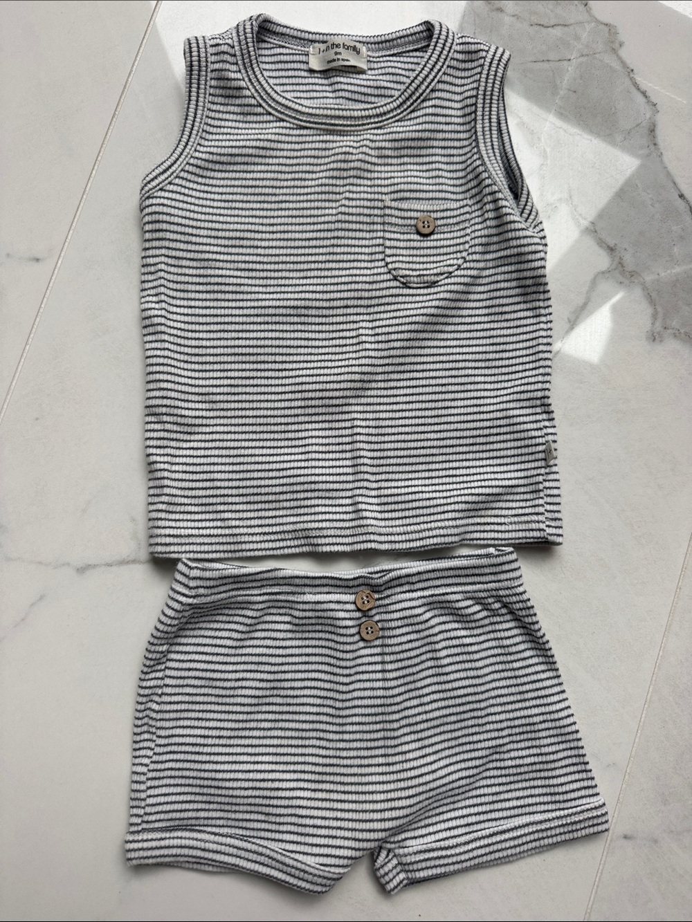 1 + in the family ribbed set